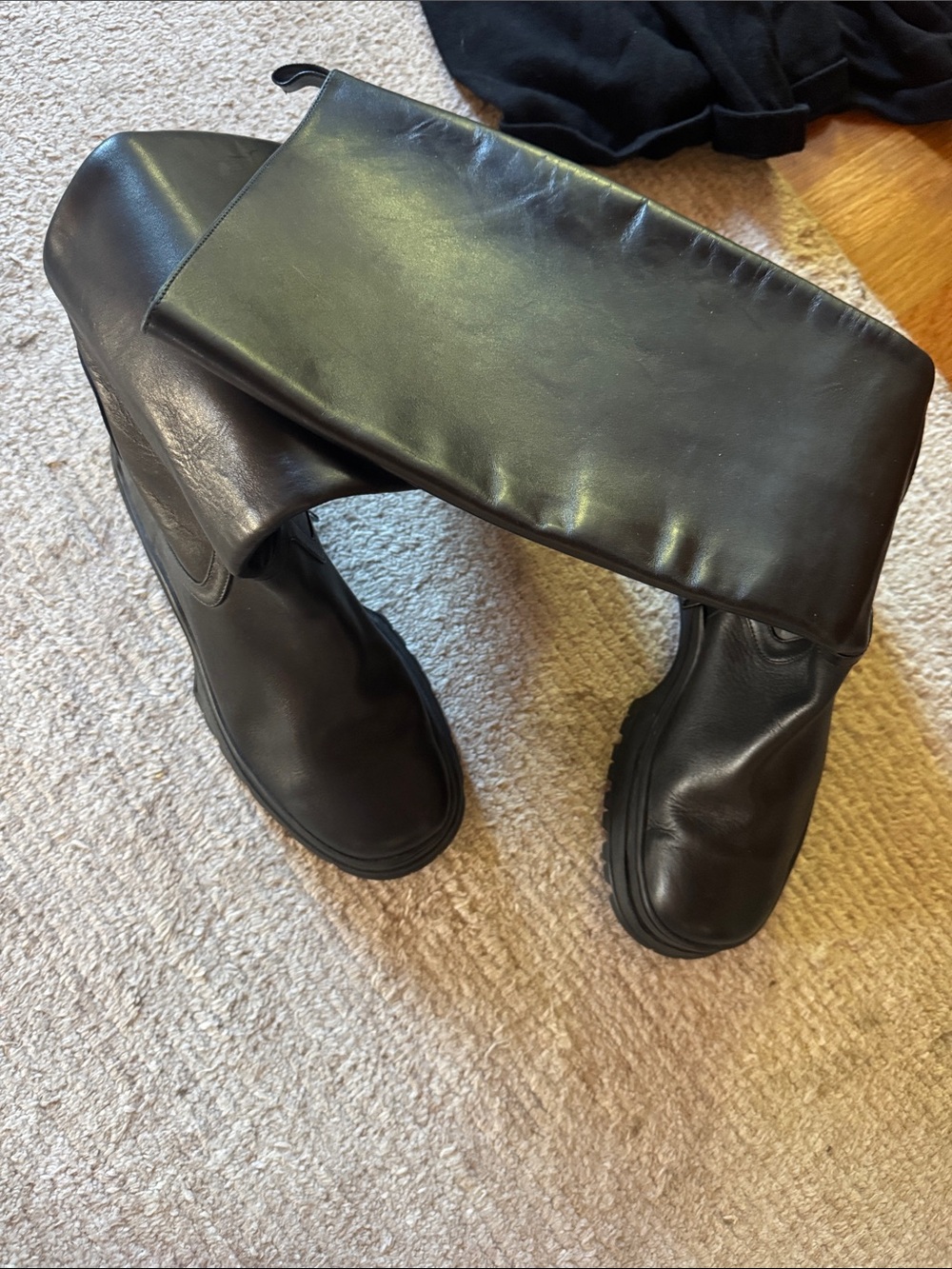 Staud Black bow knee high Women’s Boots - Picture 5 of 5